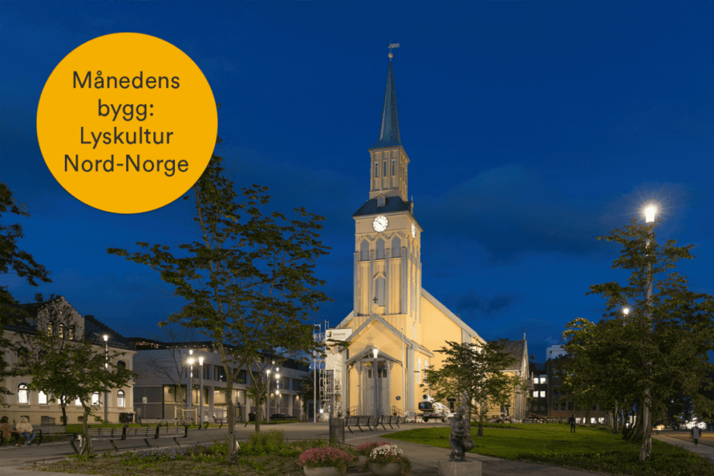 Storgata og Kirkeparken i Tromsø med håring til årets bygg: Lyskultur Nord-Norge