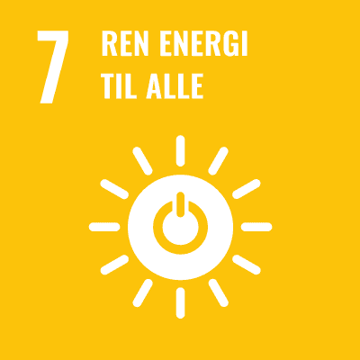 Bilde av bærekraftsmål nr. 7, Ren energi til alle