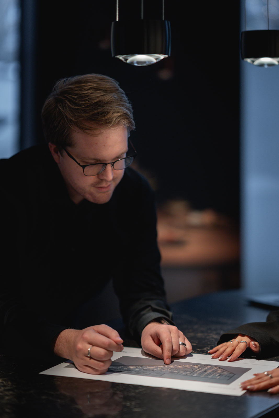 Lysdesigner med belysningsplan